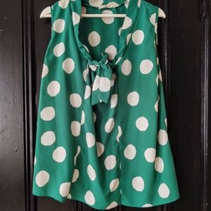 Polka dot blouse